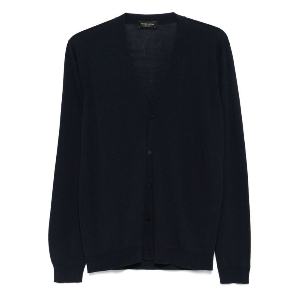 Roberto Collina Men Cotton Cardigan